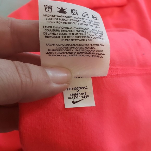Nike Women Running Relay Midweight Pullover Sweater 659996 Pink 646 Size M - Picture 10 of 10
